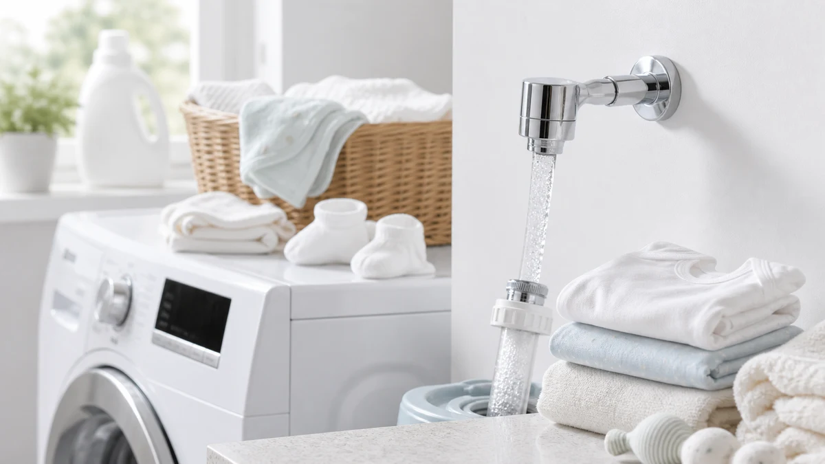 Laundry micro-nano bubble water application