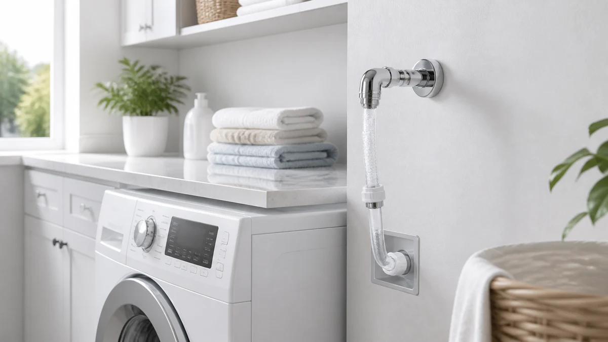 Micro-Nano Bubble Laundry Faucet installed in a laundry setting